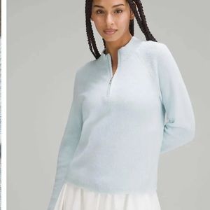 Lululemon Cotton Blend 1/2 Zip Sweater